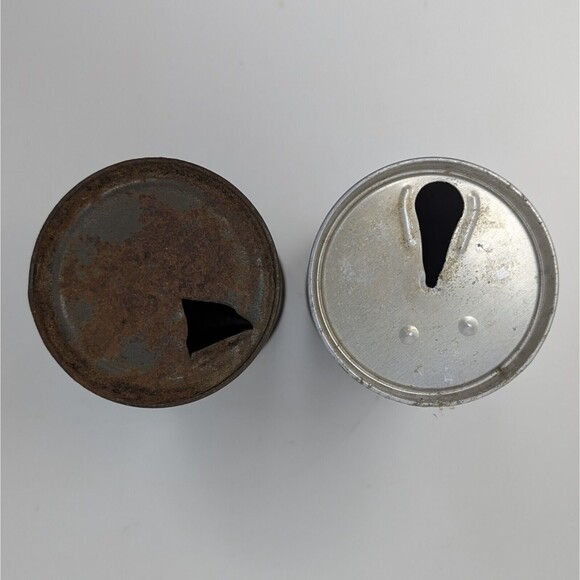 VTG Steel Soda Can Collection Coca Cola Diamond Coke Shasta RC 7up Distressed - Picture 10 of 16